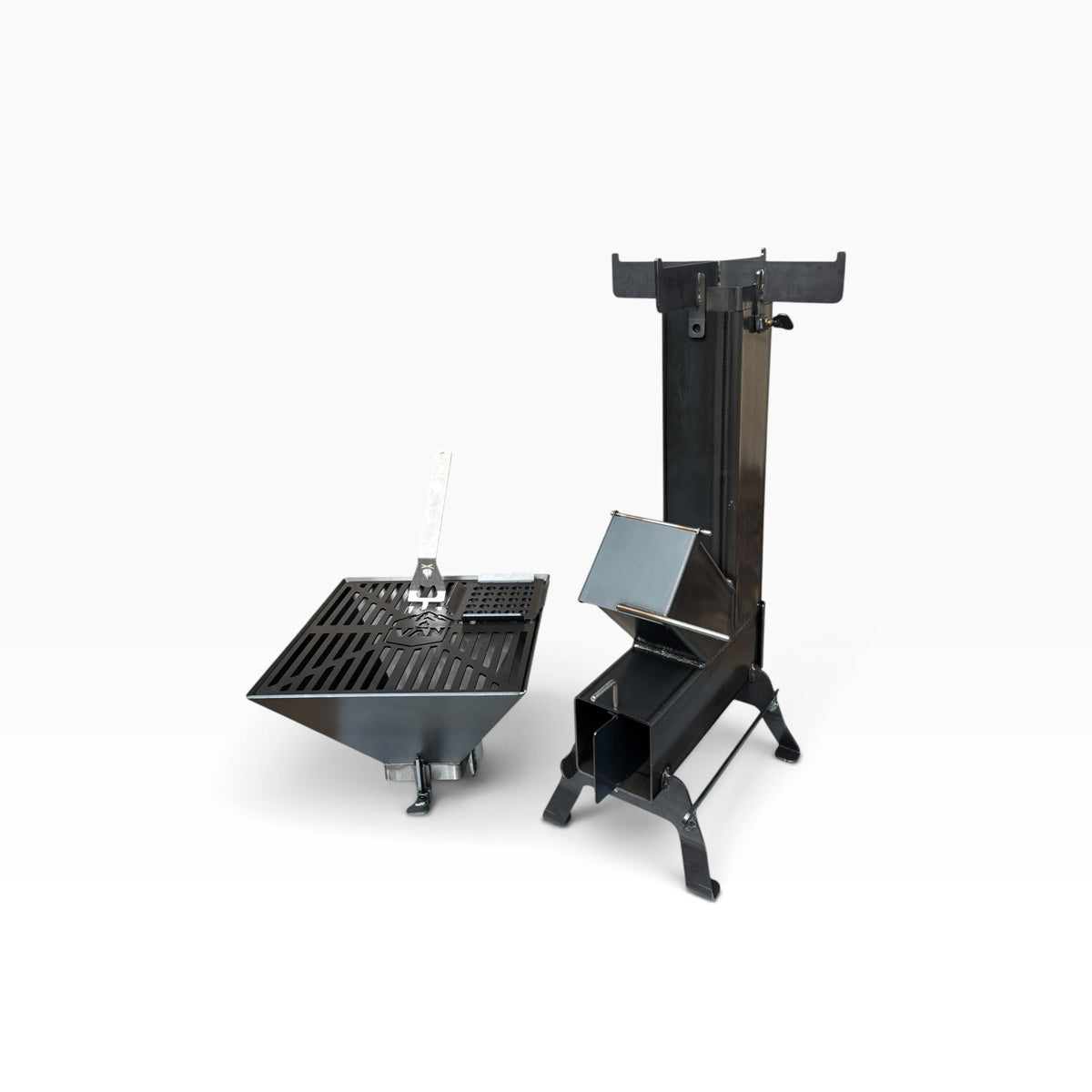 Rocket Stove + Braai Top Combo