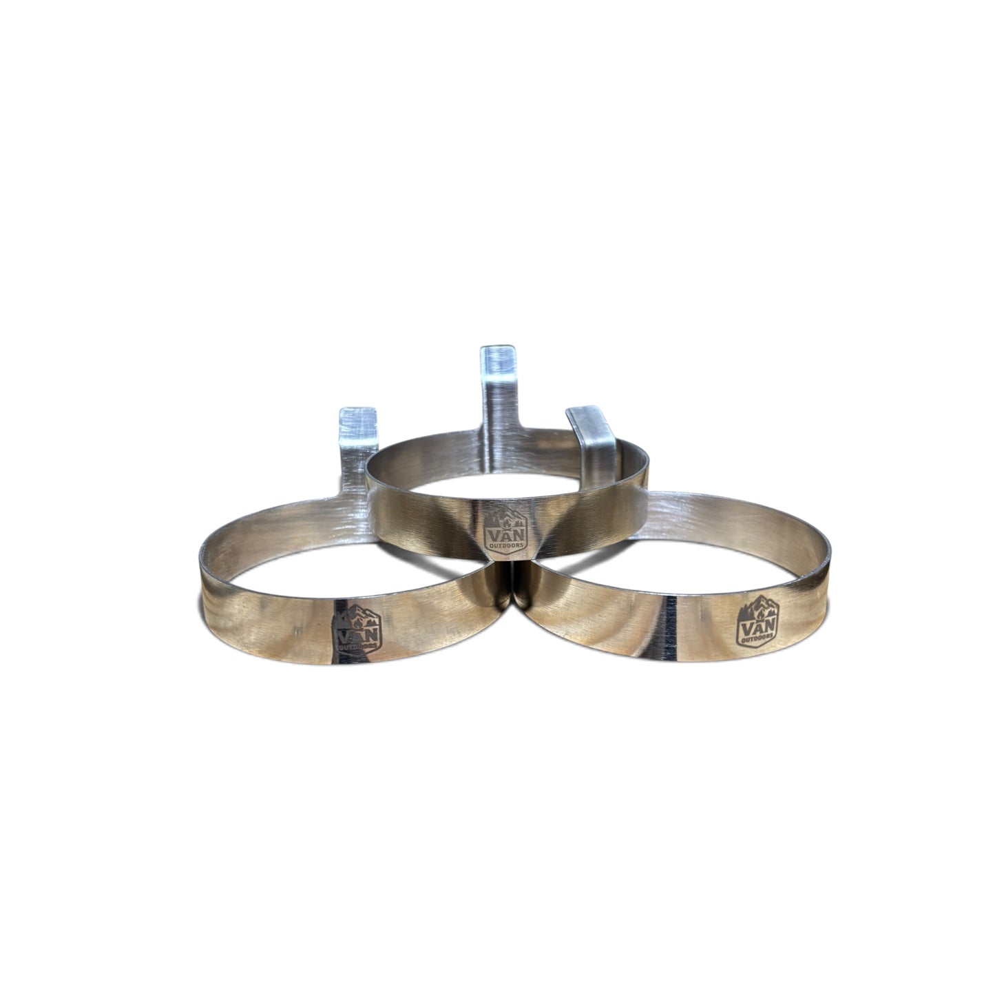 4 Stainless Steel Egg Rings